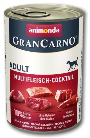 ANIMONDA Grancarno Adult mięsny koktajl - mokra karma dla psa - 400g ANIMONDA Grancarno Adult mięsny koktajl - mokra karma dla psa - 400g