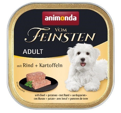 ANIMONDA Vom Feinsten Classic wołowina i ziemniaki - mokra karma dla psa - 150g ANIMONDA Vom Feinsten Classic wołowina i ziemniaki - mokra karma dla psa - 150g