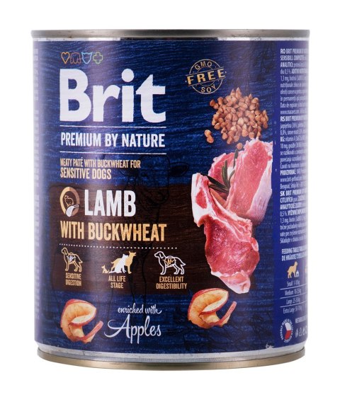 Brit Premium By Nature Lamb&BUCKWHEAT 800g Brit Premium By Nature Lamb&BUCKWHEAT 800g