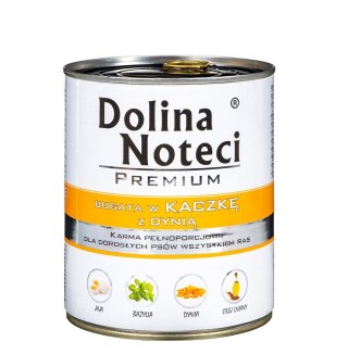 DOLINA NOTECI Premium bogata w kaczkę z dynią - mokra karma dla psa - 800g