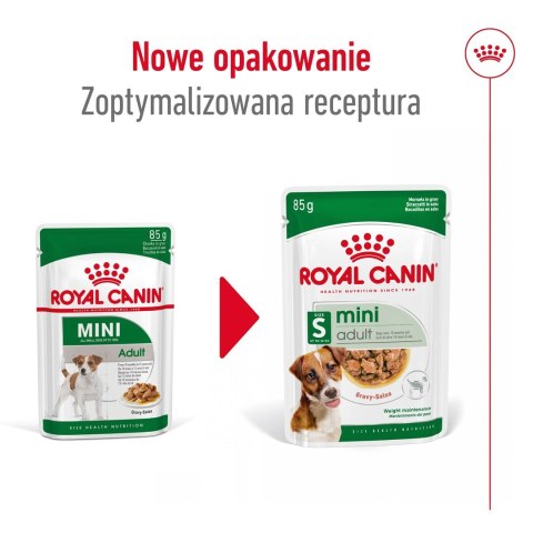 ROYAL CANIN SHN Mini Adult w sosie - mokra karma dla psa dorosłego - 12X85g