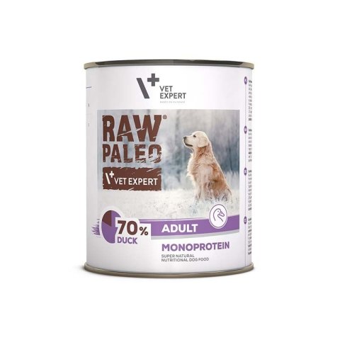 VetExpert Raw Paleo Kaczka Adult Can 800g VetExpert Raw Paleo Kaczka Adult Can 800g
