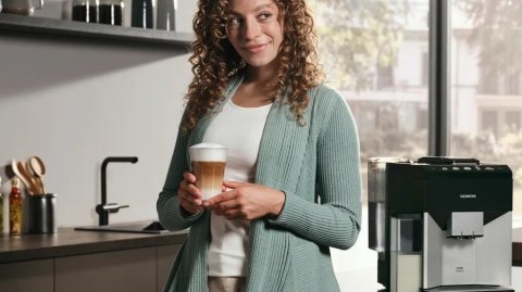 Ekspres ciśnieniowy Siemens TQ513R01 EQ500 (czarny; 15 bar)