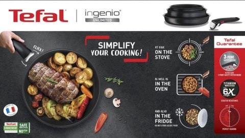 Patelnia wok TEFAL Ingenio Unlimited 24 cm L7630432