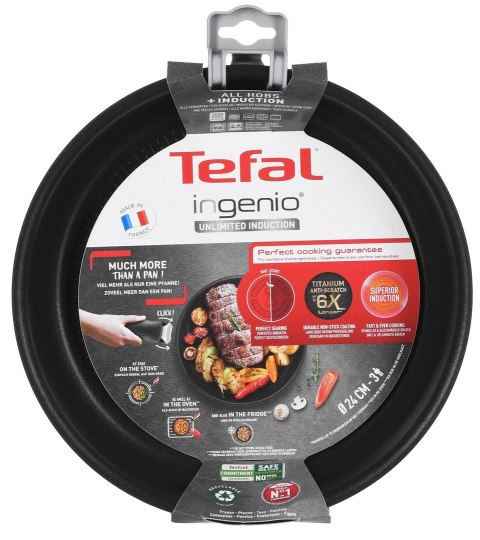 Patelnia wok TEFAL Ingenio Unlimited 24 cm L7630432