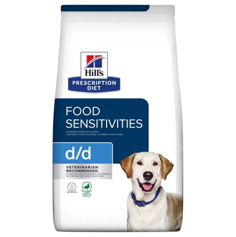 Hill's PD d/d food sensitivities, duck and rice, dla psa 4 kg Hill's PD d/d food sensitivities, duck and rice, dla psa 4 kg