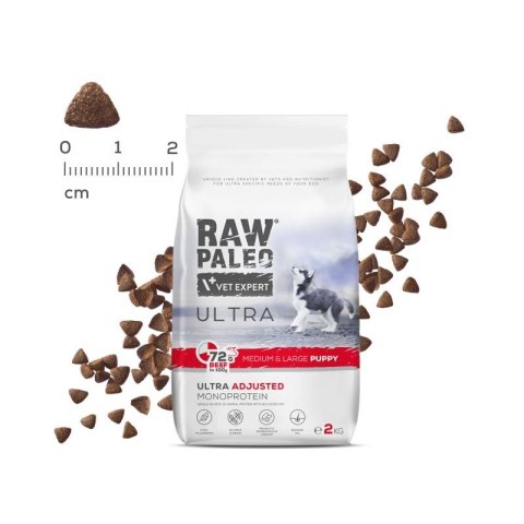 VetExpert Raw Paleo Ultra Wołowina Medium&Large Puppy 2kg VetExpert Raw Paleo Ultra Wołowina Medium&Large Puppy 2kg