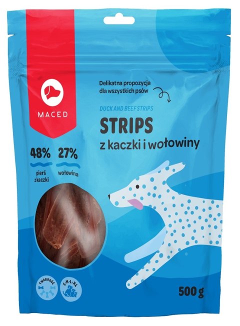 MACED Duo Kaczka z wołowiną - przysmak dla psa - 500g MACED Duo Kaczka z wołowiną - przysmak dla psa - 500g