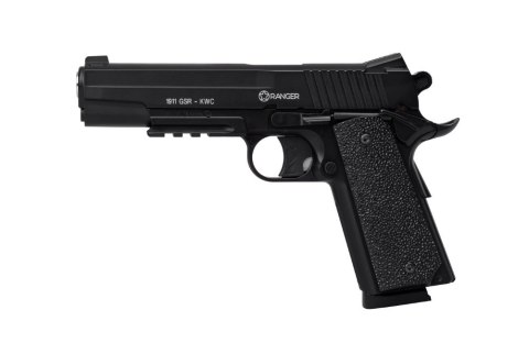 Wiatrówka pistolet RANGER 1911 GSR KWC kal. 4,5 BBs 20 strz. METAL SLIDE CO2 (AAKCMD421AZB) (WYPRZEDAŻ)