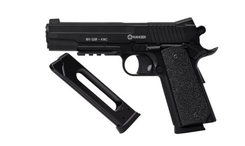Wiatrówka pistolet RANGER 1911 GSR KWC kal. 4,5 BBs 20 strz. METAL SLIDE CO2 (AAKCMD421AZB) (WYPRZEDAŻ)