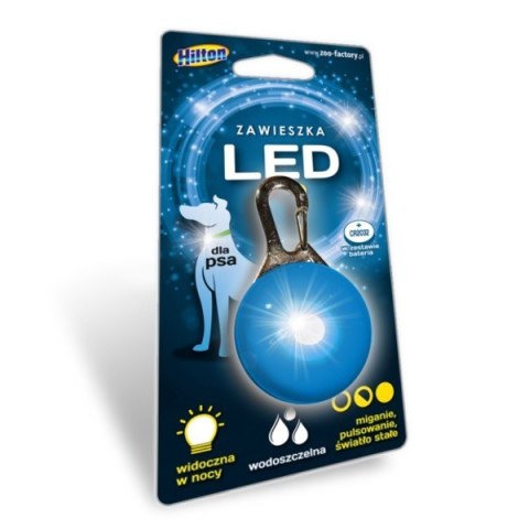 HILTON LED Zawieszka Silikonowa 2,0x3,1x5,5cm dla psa HILTON LED Zawieszka Silikonowa 2,0x3,1x5,5cm dla psa