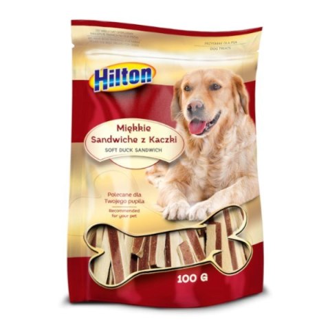 HILTON Przysmak sandwich - miękkie paski z kaczki dla psa - 100 g HILTON Przysmak sandwich - miękkie paski z kaczki dla psa - 100 g