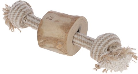 KERBL Szarpak dla psa, prosty, juta/bawełna, drewno kawowe, 20 cm KERBL Szarpak dla psa, prosty, juta/bawełna, drewno kawowe, 20 cm