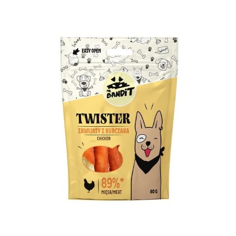 VetExpert Mr. Bandit TWISTER zawijas z kurczaka 80g VetExpert Mr. Bandit TWISTER zawijas z kurczaka 80g