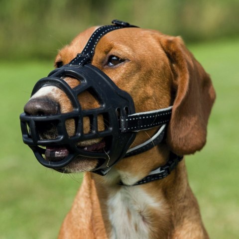 TRIXIE Muzzle Flex - kaganiec dla psa - rozmiar L - czarny TRIXIE Muzzle Flex - kaganiec dla psa - rozmiar L - czarny
