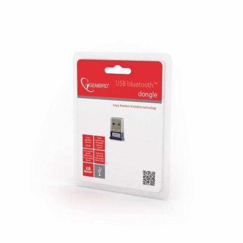 Adapter GEMBIRD BTD-MINI5 (USB M - Bluetooth 4.0 ; kolor czarny) Adapter GEMBIRD BTD-MINI5 (USB M - Bluetooth 4.0 ; kolor czarny)