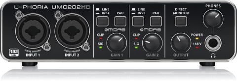 Behringer UMC202HD - Interfejs audio USB