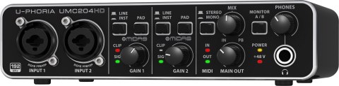 Behringer UMC204HD - Interfejs audio USB