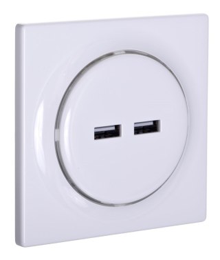 FIBARO Gniazdo USB Walli N USB Outlet FGWU-021