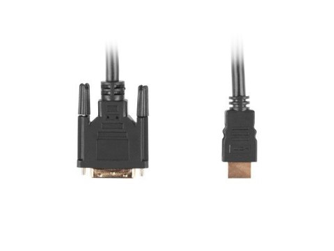 Kabel Lanberg CA-HDDV-10CC-0018-BK (HDMI M - DVI-D (18+1) M; 1,8m; kolor czarny) Kabel Lanberg CA-HDDV-10CC-0018-BK (HDMI M - DVI-D (18+1) M; 1,8m; kolor czarny)