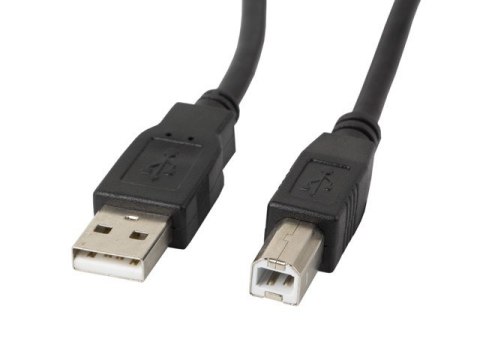 Kabel Lanberg CA-USBA-10CC-0050-BK (USB 2.0 M - USB 2.0 typu B M; 5m; kolor czarny) Kabel Lanberg CA-USBA-10CC-0050-BK (USB 2.0 M - USB 2.0 typu B M; 5m; kolor czarny)