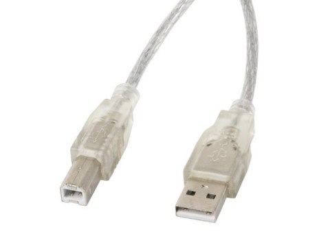 Kabel Lanberg CA-USBA-12CC-0018-TR (USB 2.0 M - USB 2.0 M; 1,8m; kolor przeźroczysty) Kabel Lanberg CA-USBA-12CC-0018-TR (USB 2.0 M - USB 2.0 M; 1,8m; kolor przeźroczysty)