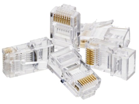 ALANTEC Wtyk RJ45 UTP kat.5e (drut+linka) (op.100 szt) ALANTEC Wtyk RJ45 UTP kat.5e (drut+linka) (op.100 szt)