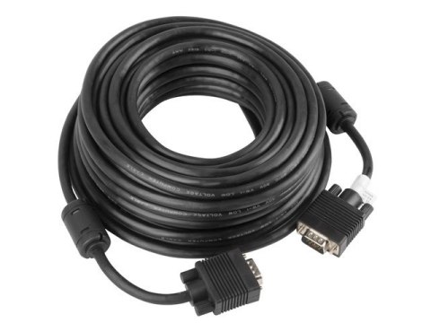 Kabel Lanberg CA-VGAC-10CC-0150-B (D-Sub (VGA) M - D-Sub (VGA) M; 15m; kolor czarny) Kabel Lanberg CA-VGAC-10CC-0150-B (D-Sub (VGA) M - D-Sub (VGA) M; 15m; kolor czarny)