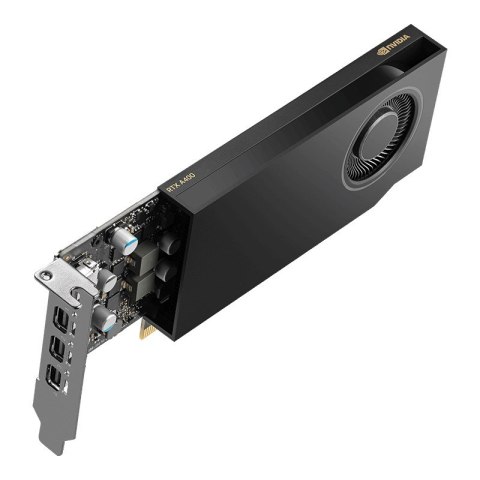 PNY NVIDIA A400 4GB GDDR6 64-bit, Low Profile, PCIe 4.0 x8, Single slot, 4 x Mini DisplayPort 1.4a, 50W, LP bracket, 4 x mDP to 