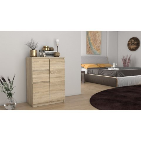 KOMODA 2 DRZWI 2 SZUFLADY SONOMA KOMODA 2 DRZWI 2 SZUFLADY SONOMA