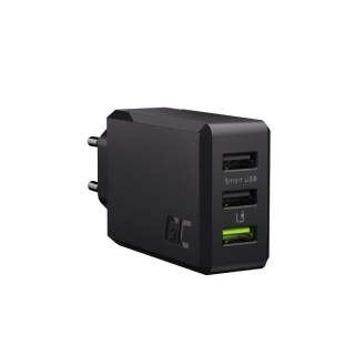 GREEN CELL ŁADOWARKA SIECIOWA CHARGE SOURCE 3 3XUSB 30W QC 3.0