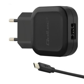 QOLTEC ŁADOWARKA SIECIOWA 12W | 5V | 2.4A | USB |+KABEL MICRO USB