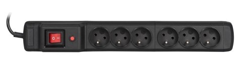 Listwa przeciwprzepięciowa Activejet ACJ COMBO 6Gn 10m (6 x UTE; 10m; kolor czarny) Listwa przeciwprzepięciowa Activejet ACJ COMBO 6Gn 10m (6 x UTE; 10m; kolor czarny)