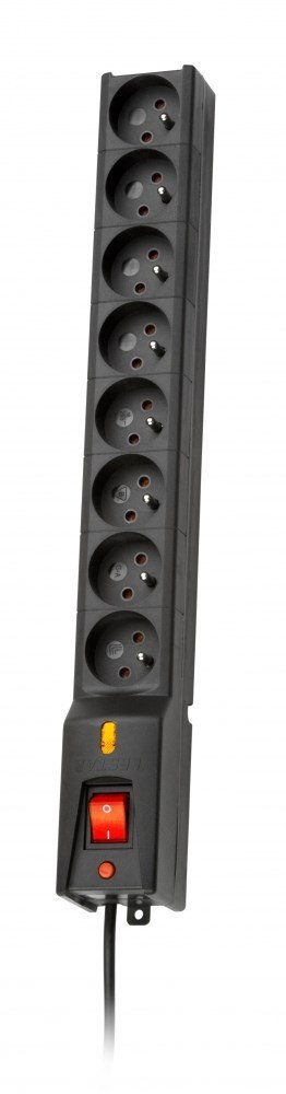 Listwa przeciwprzepięciowa Lestar LX 810 G-A 1,5m (8 x UTE; 10 A; 1,5m; kolor czarny) Listwa przeciwprzepięciowa Lestar LX 810 G-A 1,5m (8 x UTE; 10 A; 1,5m; kolor czarny)