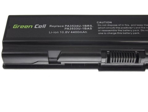 GREEN CELL BATERIA TS01 DO TOSHIBA PA3534U-1BRS 4400 MAH 10.8V GREEN CELL BATERIA TS01 DO TOSHIBA PA3534U-1BRS 4400 MAH 10.8V
