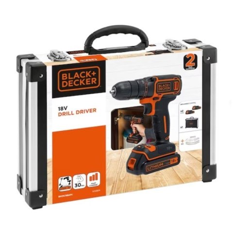 Wiertarko-wkrętarka 18V CDC18BAFC-QW BLACK+DECKER Wiertarko-wkrętarka 18V CDC18BAFC-QW BLACK+DECKER