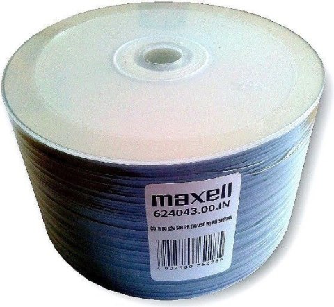 MAXELL CD-R 700MB, 50 szt. w opakowaniu SHRINK, prędkość zapisu 52X, 80 min. Płyty wysokiej jakości z możliwością nadruku, żywe MAXELL CD-R 700MB, 50 szt. w opakowaniu SHRINK, prędkość zapisu 52X, 80 min. Płyty wysokiej jakości z możliwością nadruku, żywe
