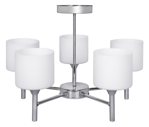 Żyrandol klasyczna lampa sufitowa wisząca Activejet MIRA Chrom 5xE27 do salonu Żyrandol klasyczna lampa sufitowa wisząca Activejet MIRA Chrom 5xE27 do salonu