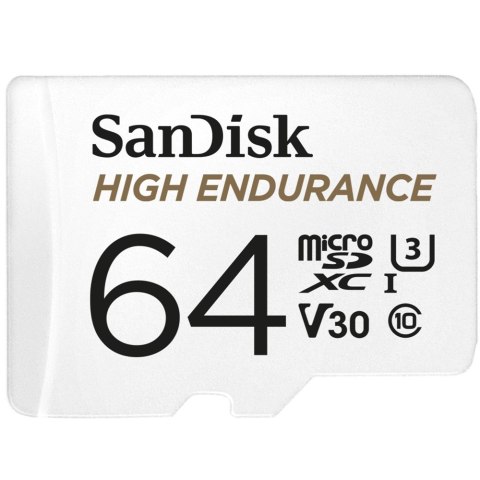 High Endurance microSDXC 64GB V30 z adapterem (rejestratory i monitoring) High Endurance microSDXC 64GB V30 z adapterem (rejestratory i monitoring)