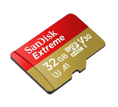 Karta pamięci SanDisk Extreme SDSQXAF-032G-GN6AA (32GB; Class U3; Adapter, Karta pamięci) Karta pamięci SanDisk Extreme SDSQXAF-032G-GN6AA (32GB; Class U3; Adapter, Karta pamięci)