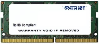 Pamięć Patriot Memory Signature PSD48G240081S (DDR4 SO-DIMM; 1 x 8 GB; 2400 MHz; CL17)