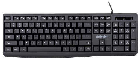 Activejet K-3803S Klawiatura przewodowa USB Activejet K-3803S Klawiatura przewodowa USB