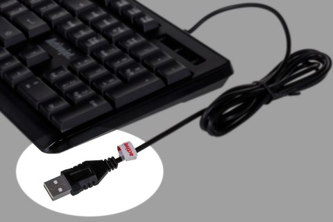 Activejet K-3803S Klawiatura przewodowa USB Activejet K-3803S Klawiatura przewodowa USB