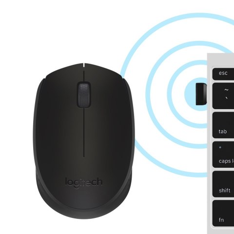 Mysz Logitech B170 910-004798 (optyczna; 1000 DPI; kolor czarny) Mysz Logitech B170 910-004798 (optyczna; 1000 DPI; kolor czarny)