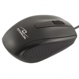 Mysz TITANUM Marlin 3D TM110K (optyczna; 1000 DPI; kolor czarny Mysz TITANUM Marlin 3D TM110K (optyczna; 1000 DPI; kolor czarny