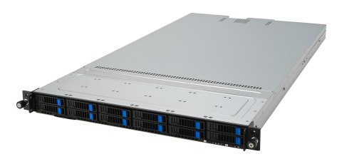 Platforma Asus Rack (1U) RS500A-E12-RS12U AMD Epyc 9004 (16x NVMe, 2xM.2, 2xGPU, 2x1Gbe, IPMI, 1+1 1600W)