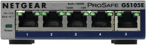 Switch Netgear GS105E-200PES 5p Unmanaged Gigabit Switch Netgear GS105E-200PES 5p Unmanaged Gigabit