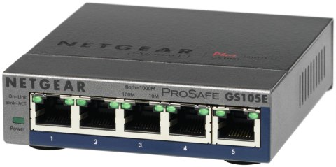 Switch Netgear GS105E-200PES 5p Unmanaged Gigabit Switch Netgear GS105E-200PES 5p Unmanaged Gigabit