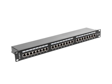 Patch panel Lanberg PPS5-1024-B (1U; kat. 5e; 24xRJ-45) Patch panel Lanberg PPS5-1024-B (1U; kat. 5e; 24xRJ-45)